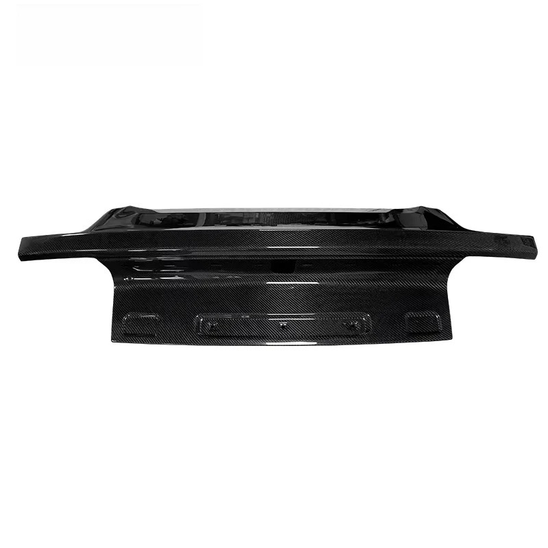 Resistant to Yellow and Foggy Carbon Fiber Mustang Trunk Boot Lid with Ducktail Spoiler 2015-2023